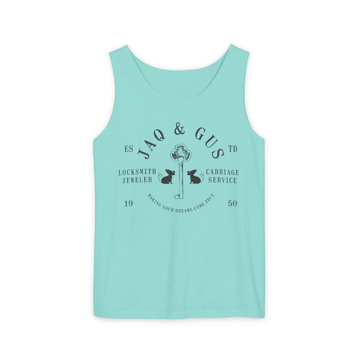 Jaq & Gus Locksmith Unisex Comfort Colors Garment-Dyed Tank Top
