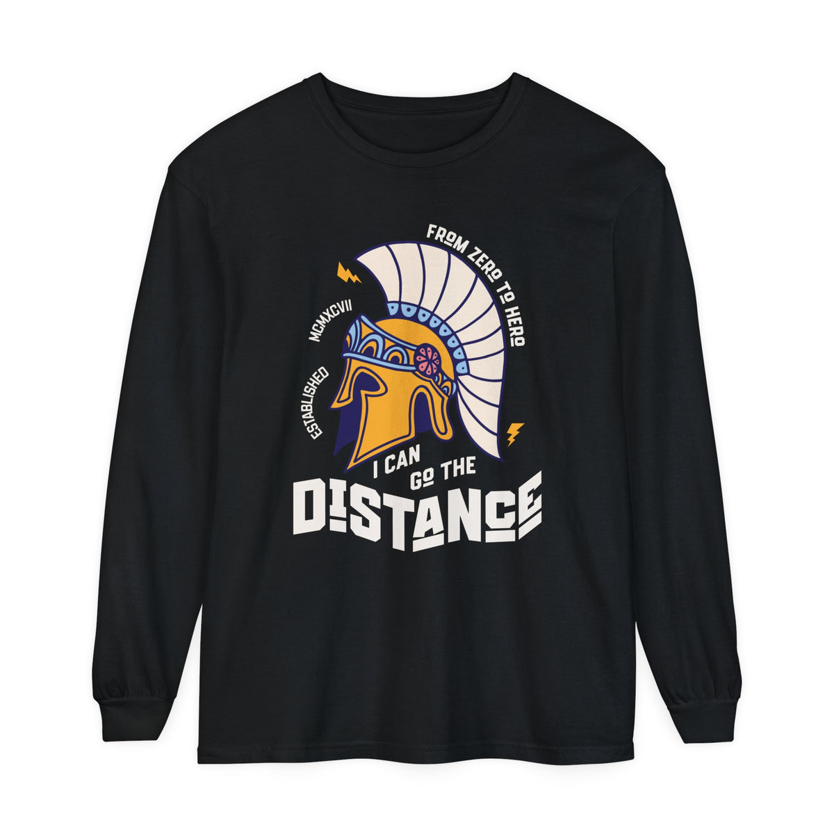 I Can Go The Distance Comfort Colors Unisex Garment-dyed Long Sleeve T-Shirt