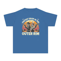 Fastest Draw in the Outer Rim Comfort Colors Youth Midweight Tee