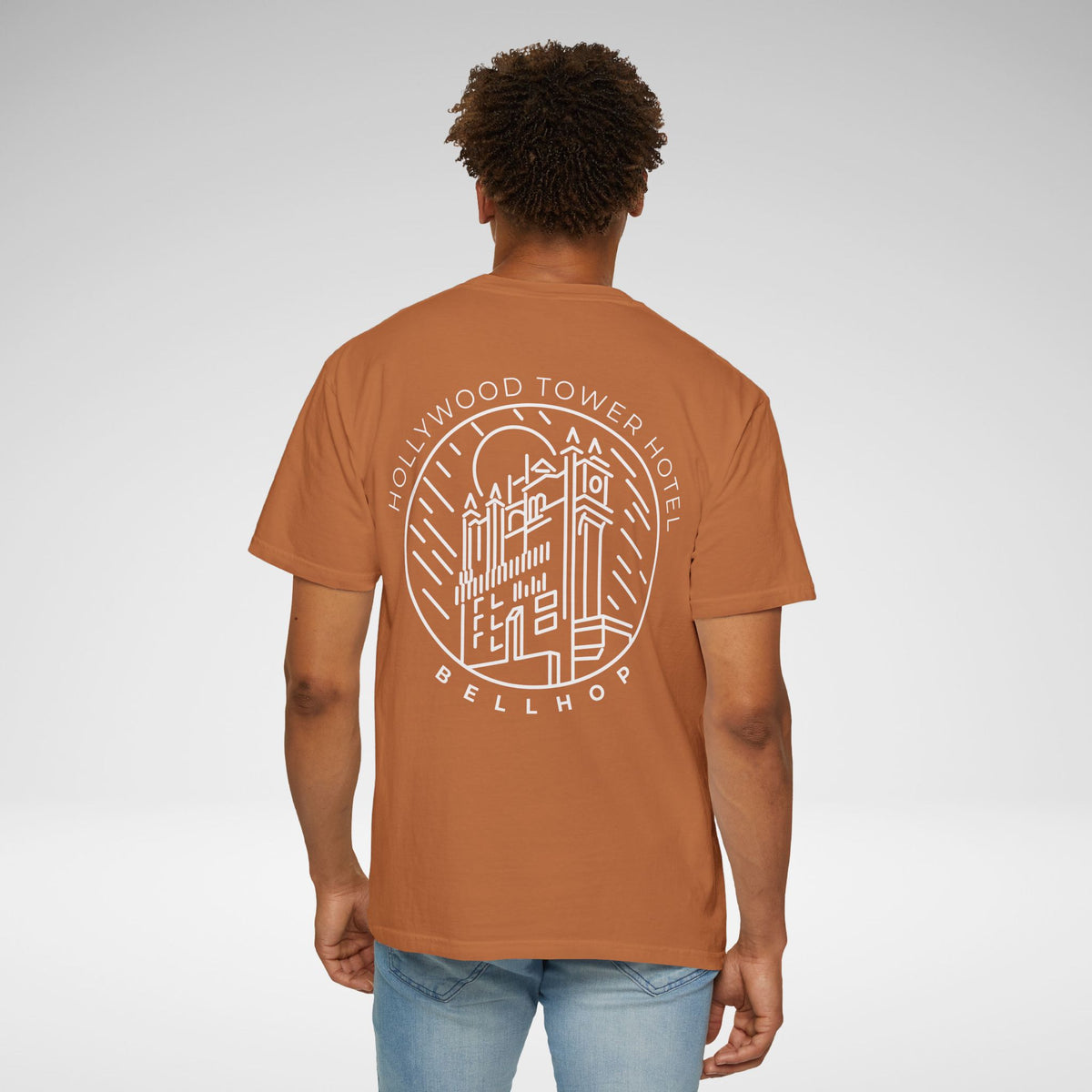 Hollywood Tower Hotel Bellhop Comfort Colors Unisex Garment-Dyed T-shirt