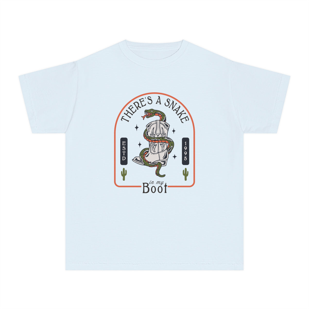 There's A Snake In My Boot Comfort Colors Youth Midweight Tee