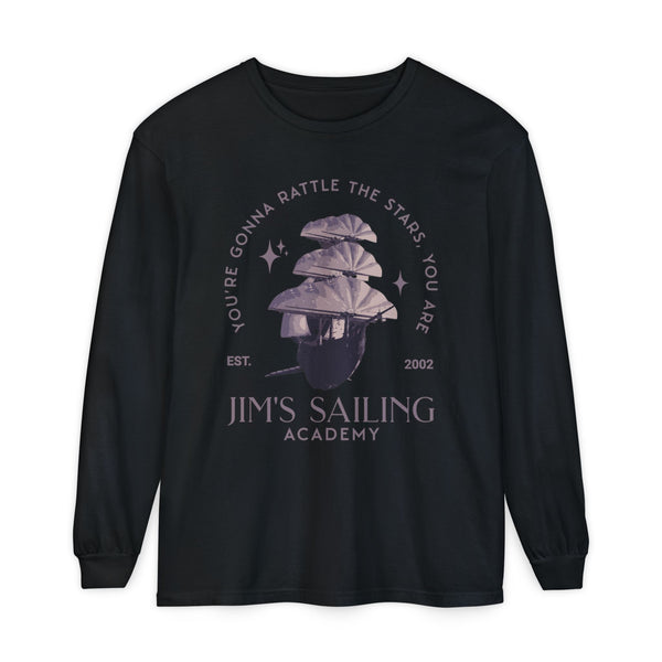 Jim's Sailing Academy Comfort Colors Unisex Garment-dyed Long Sleeve T-Shirt