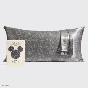 Kitsch & Mickey and Minnie Satin Pillowcase King Mickey Magic