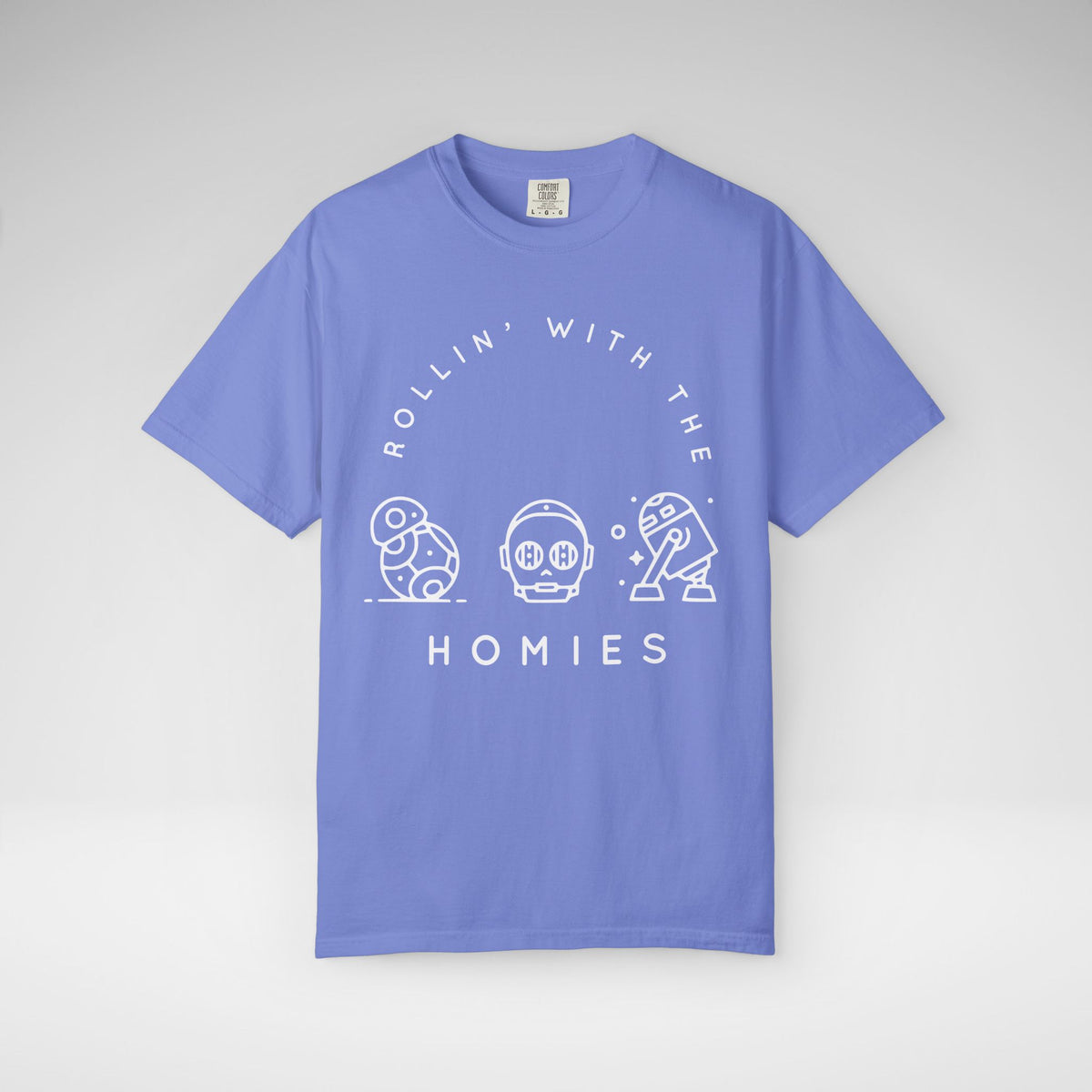 Rollin’ With The Homies Comfort Colors Unisex Garment-Dyed T-shirt