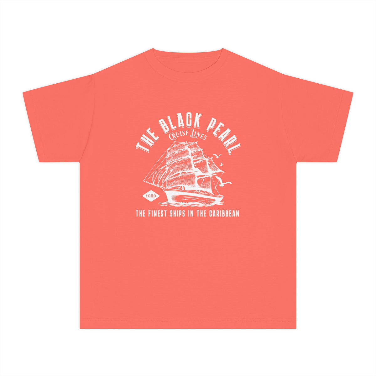 Black Pearl Cruise Lines Comfort Colors Youth Midweight Tee