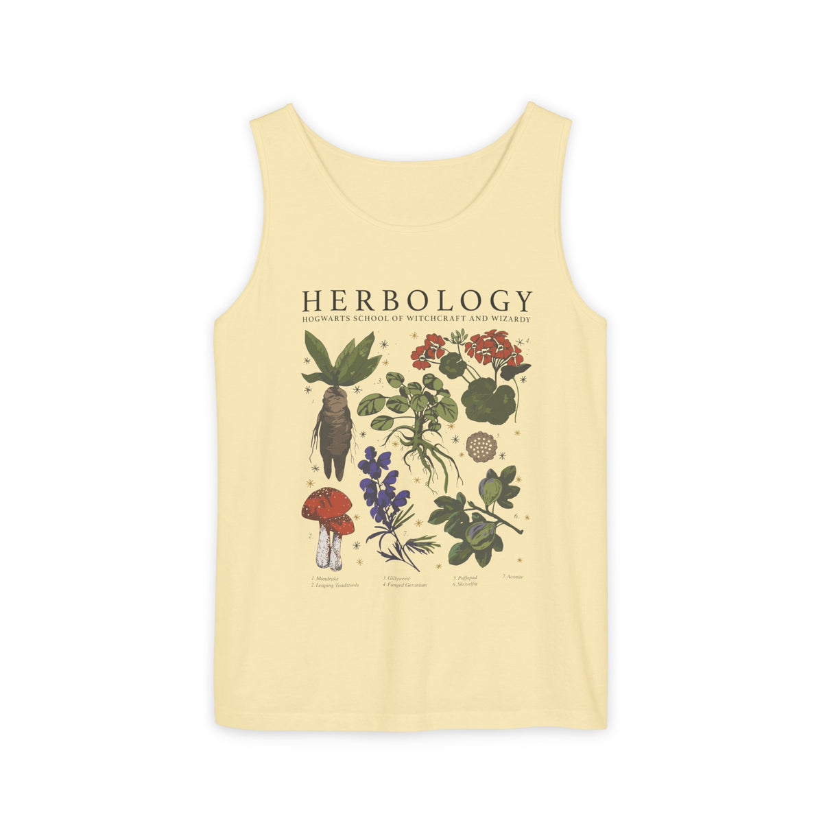 Herbology Unisex Comfort Colors Garment-Dyed Tank Top