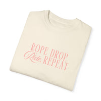 Rope Drop, Ride, Repeat Comfort Colors Unisex Garment-Dyed T-shirt