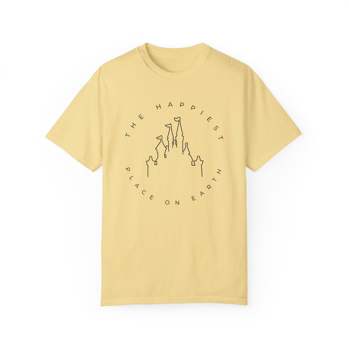 The Happiest Place On Earth Comfort Colors Unisex Garment-Dyed T-shirt