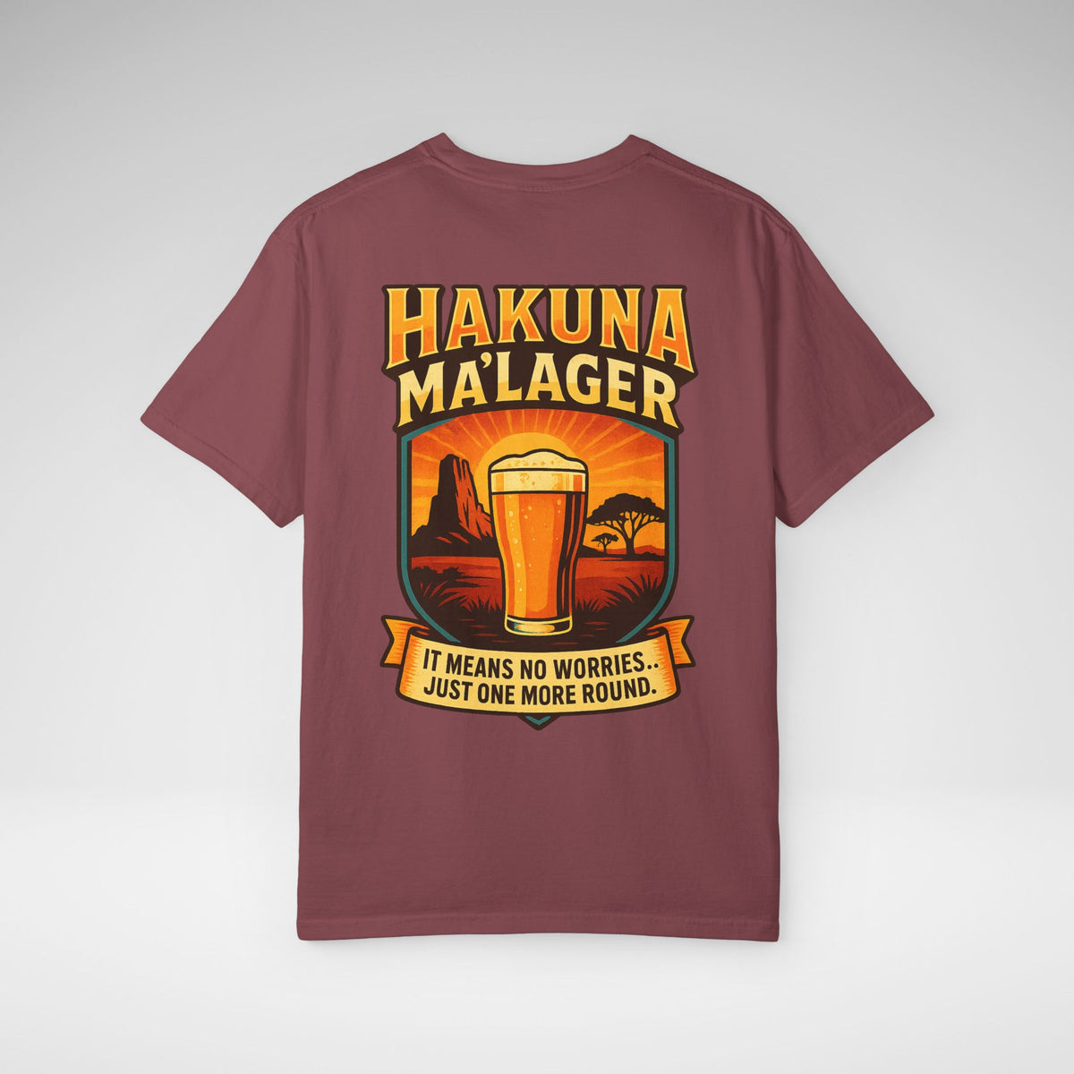 Hakuna Ma'Lager Comfort Colors Unisex Garment-Dyed T-shirt