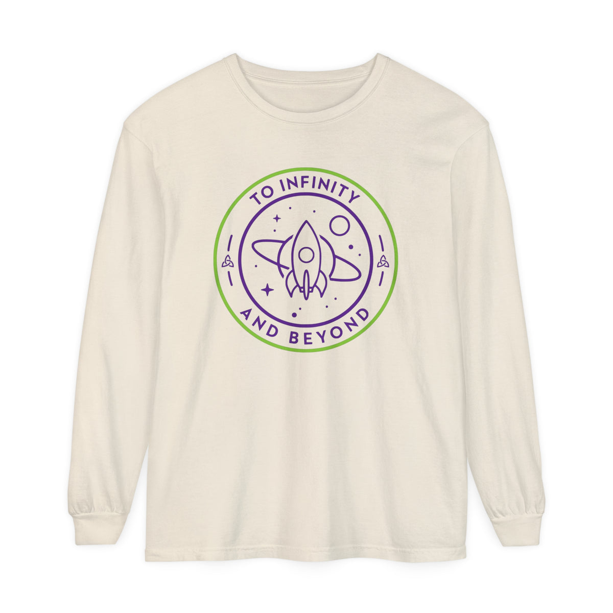 To Infinity And Beyond Comfort Colors Unisex Garment-dyed Long Sleeve T-Shirt