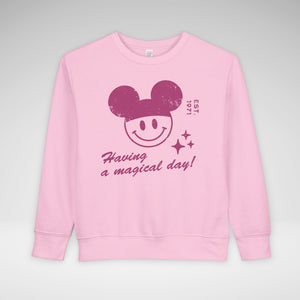 Having a Magical Day Rabbit Skins Toddler Sweatshirt