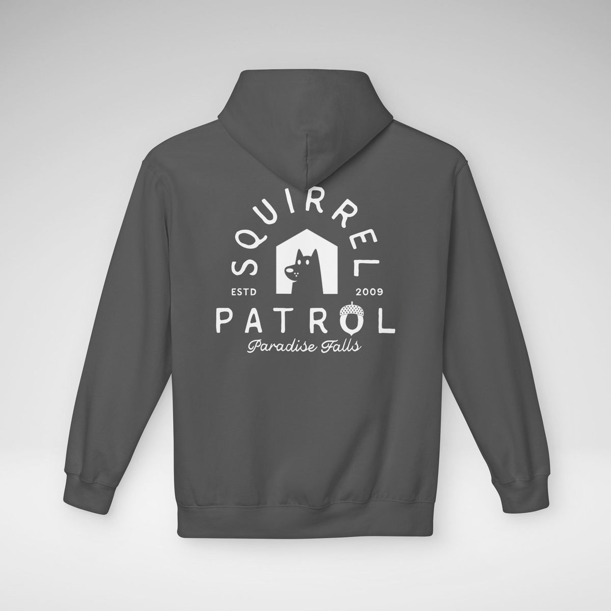 Squirrel Patrol Hoodie | Unisex Midweight Softstyle Fleece