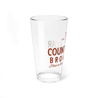 Country Bear Brown Ale Glass 16oz