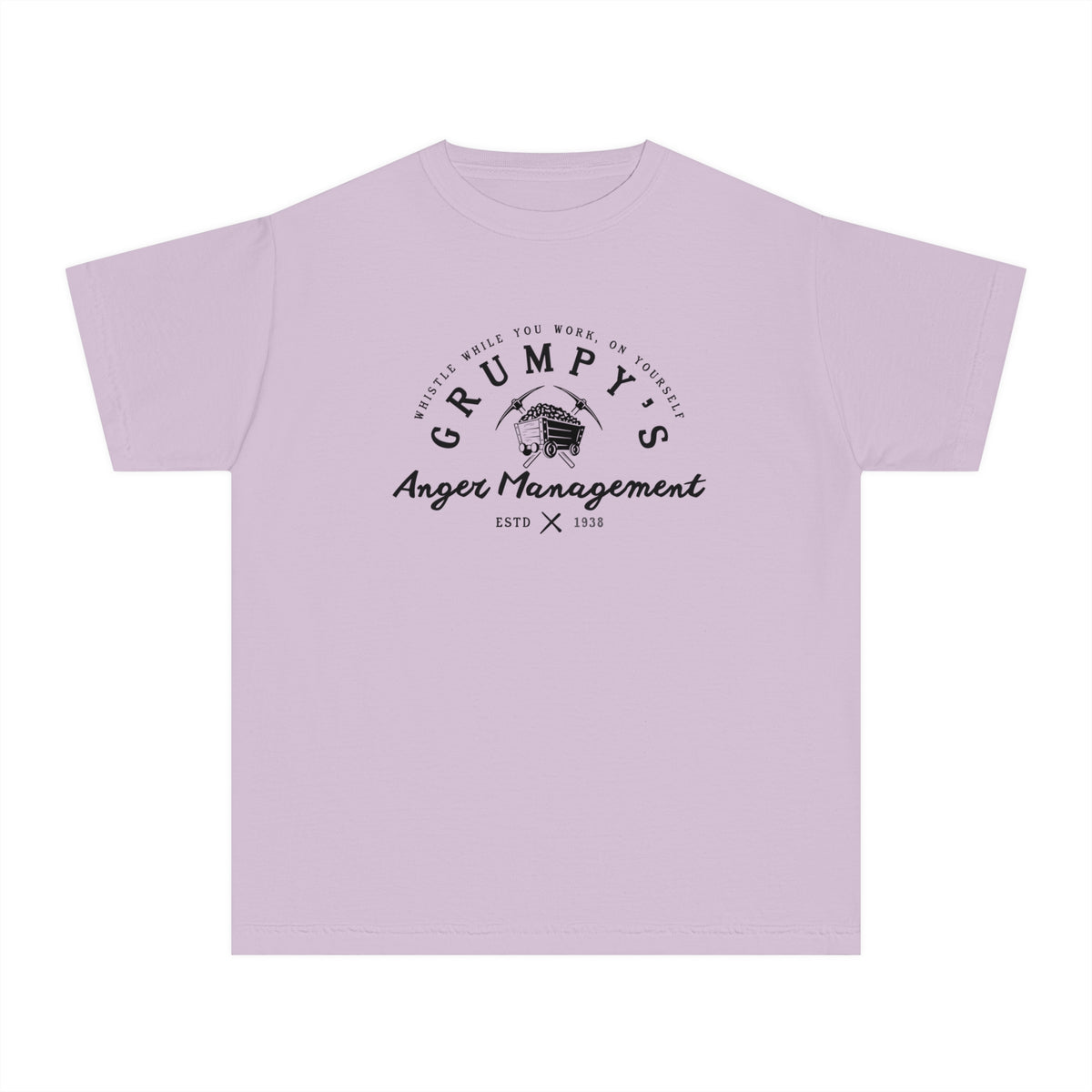 Grumpy’s Anger Management Comfort Colors Youth Midweight Tee