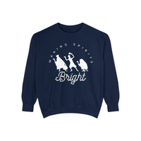 Making Spirits Bright Comfort Colors Unisex Garment-Dyed Sweatshirt