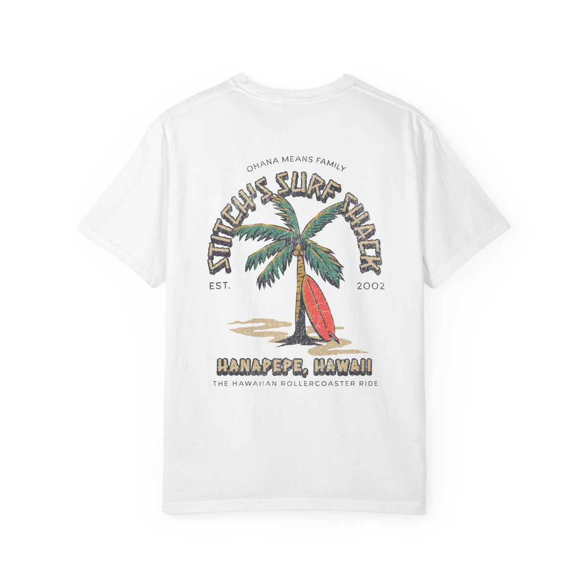 Stitch's Surf Shack Comfort Colors Unisex Garment-Dyed T-shirt