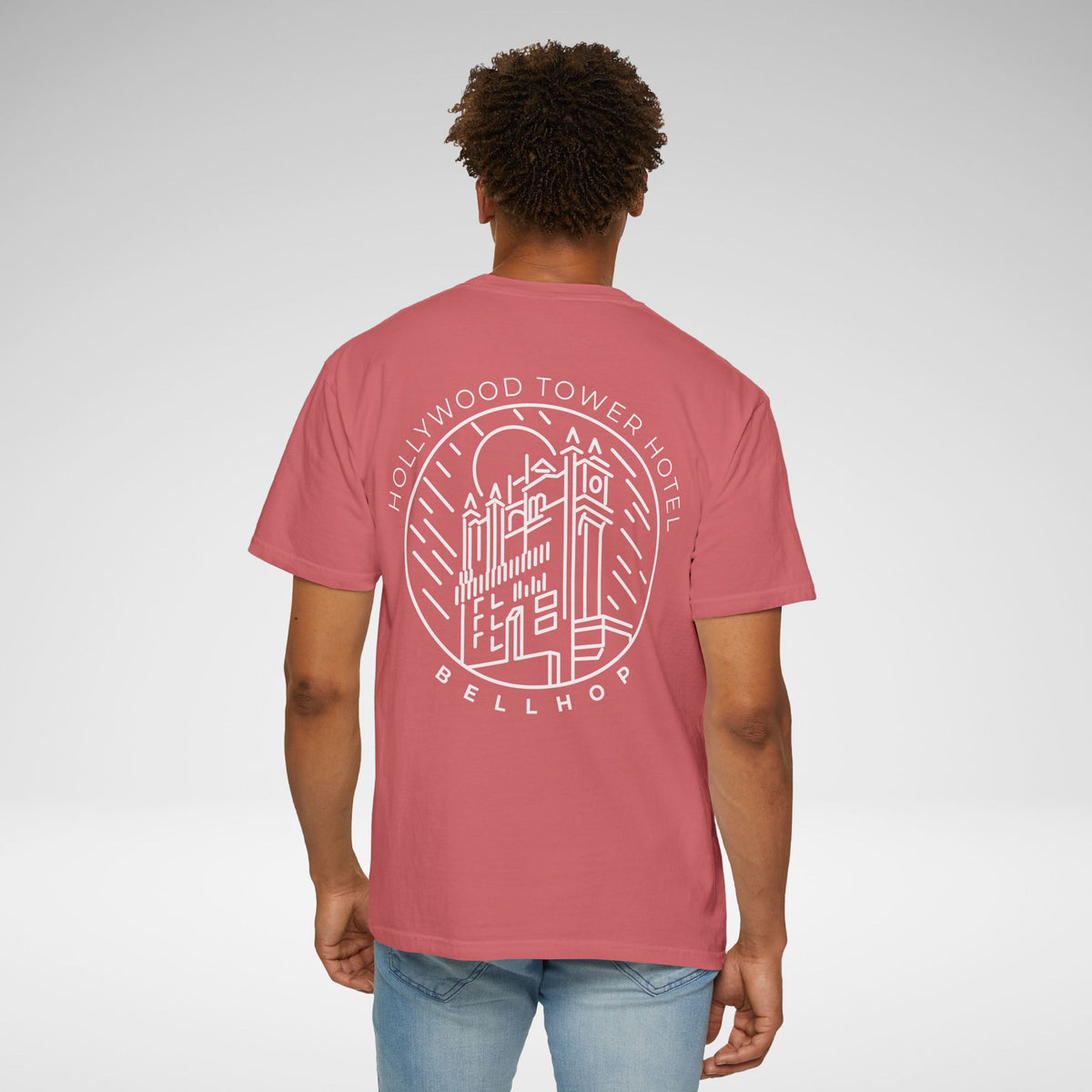 Hollywood Tower Hotel Bellhop Comfort Colors Unisex Garment-Dyed T-shirt