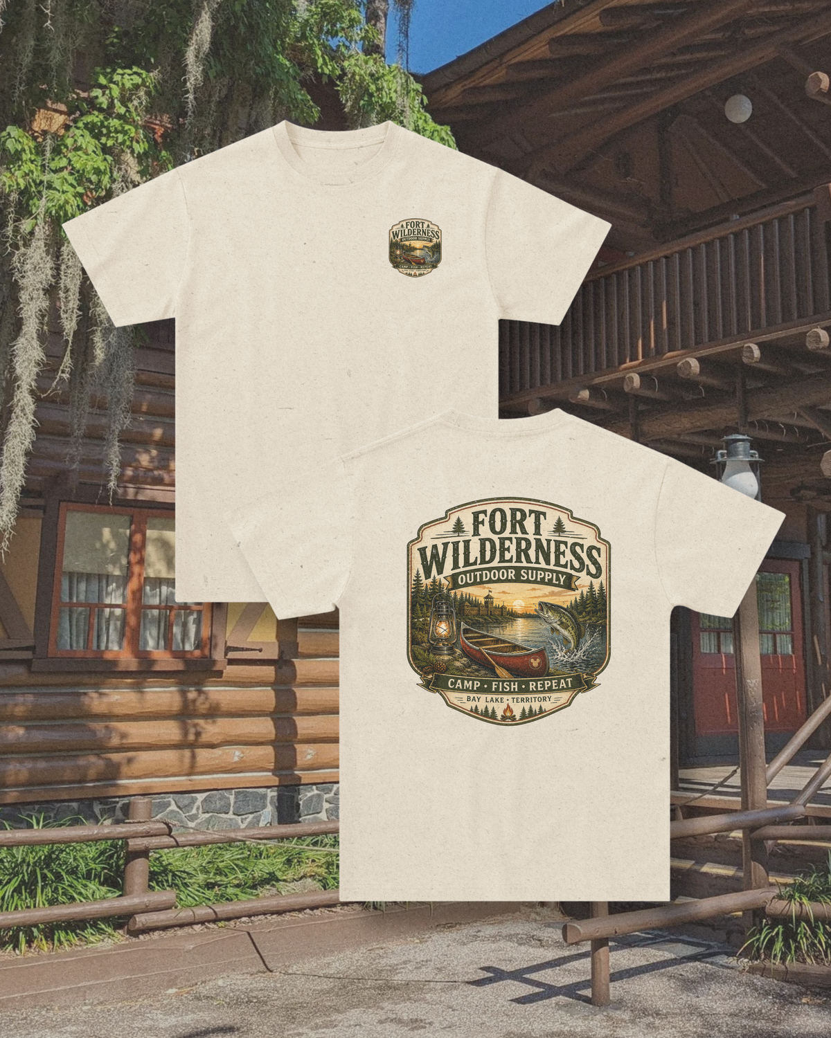 Fort Wilderness Outdoor Supply Oversized Tee