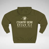 Country Bear Brown Ale Lane Seven Fleece Hoodie
