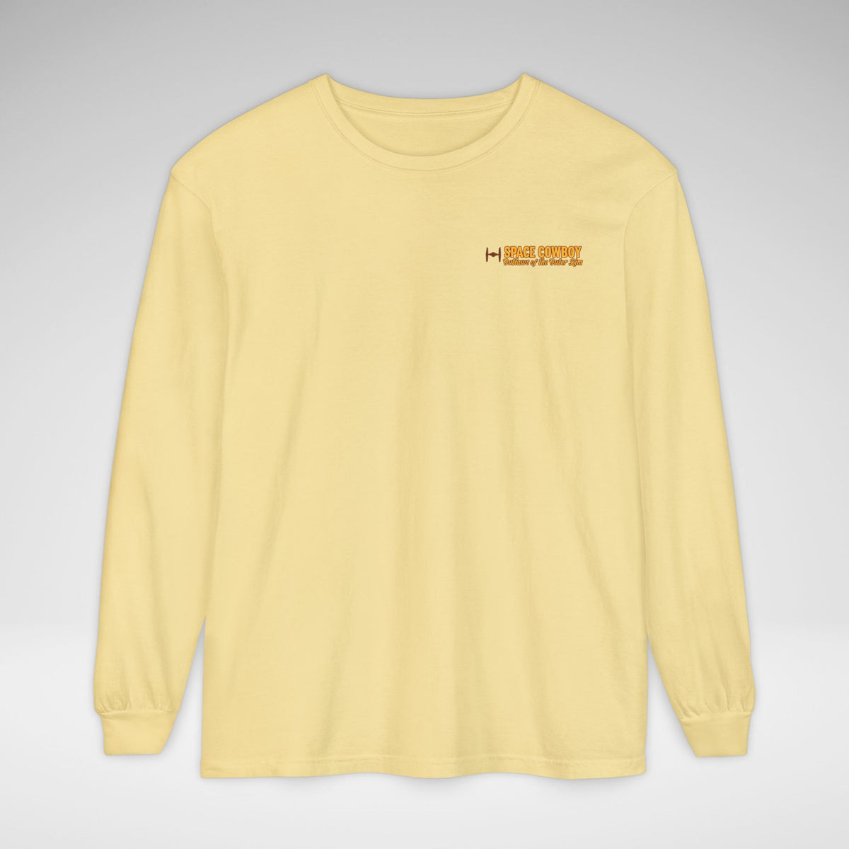 Space Cowboy Outlaws of the Outer Rim Comfort Colors Unisex Garment-dyed Long Sleeve T-Shirt