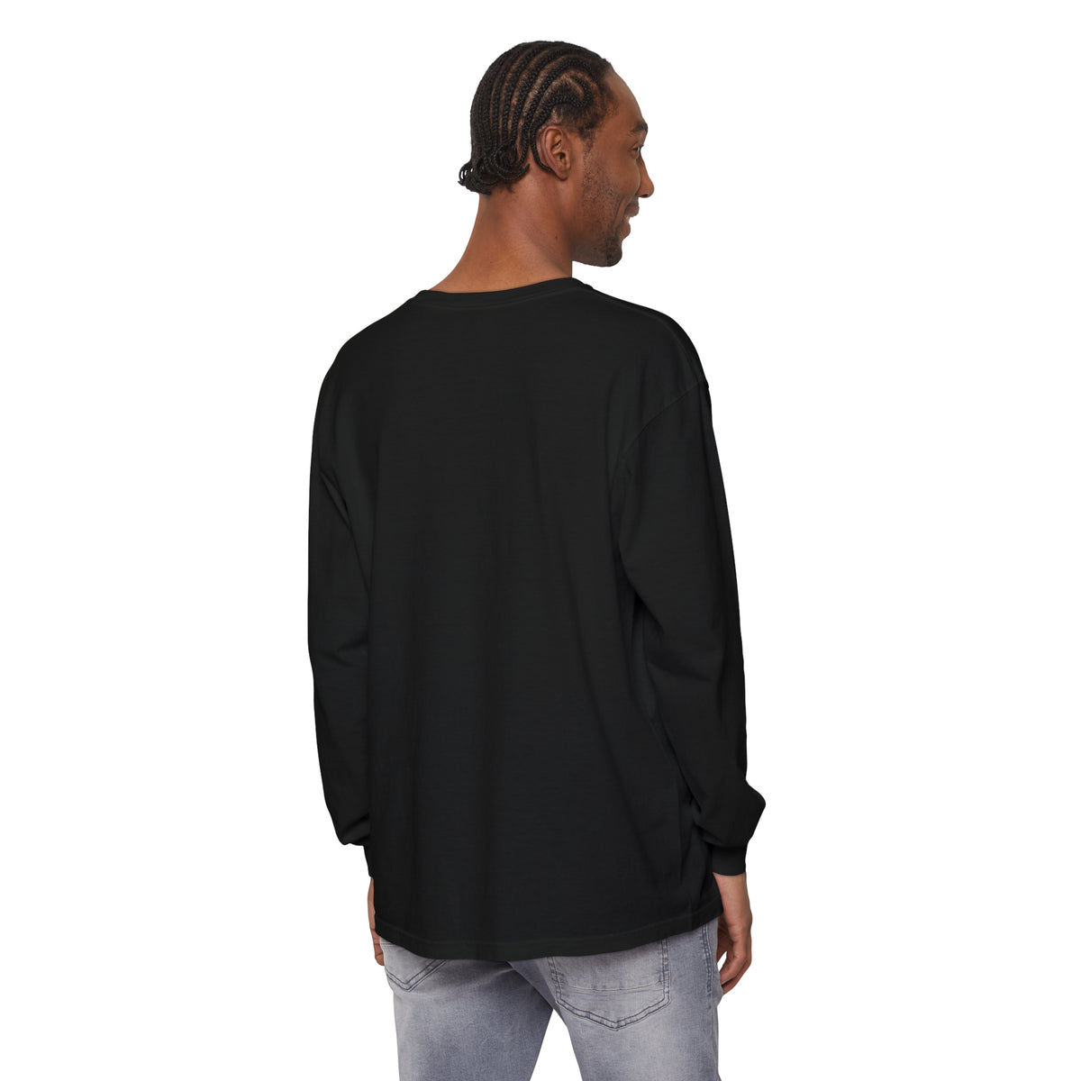 Spooky Scary Skeletons Comfort Colors Unisex Garment-dyed Long Sleeve T-Shirt