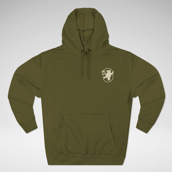 Country Bear Brown Ale Lane Seven Fleece Hoodie
