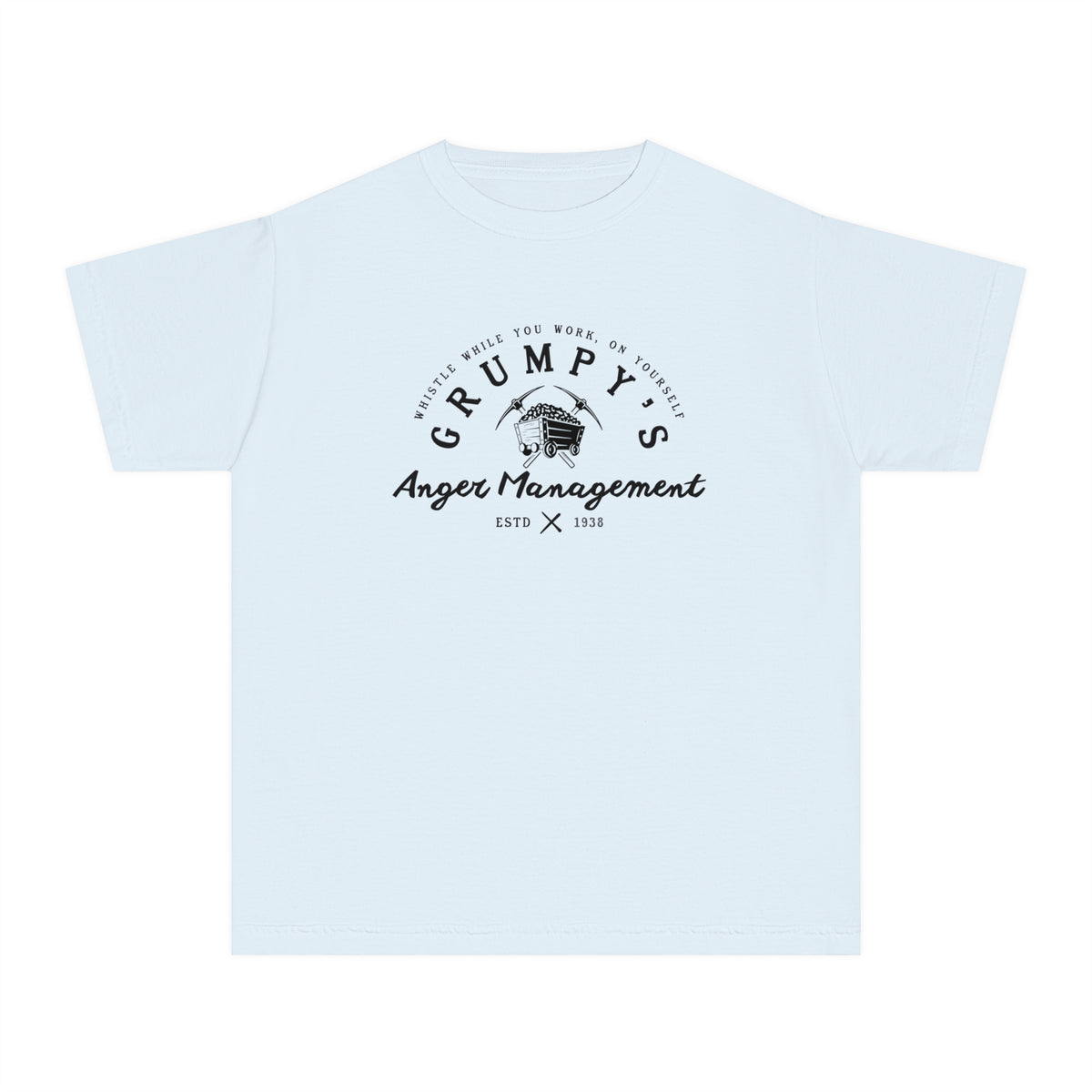Grumpy’s Anger Management Comfort Colors Youth Midweight Tee