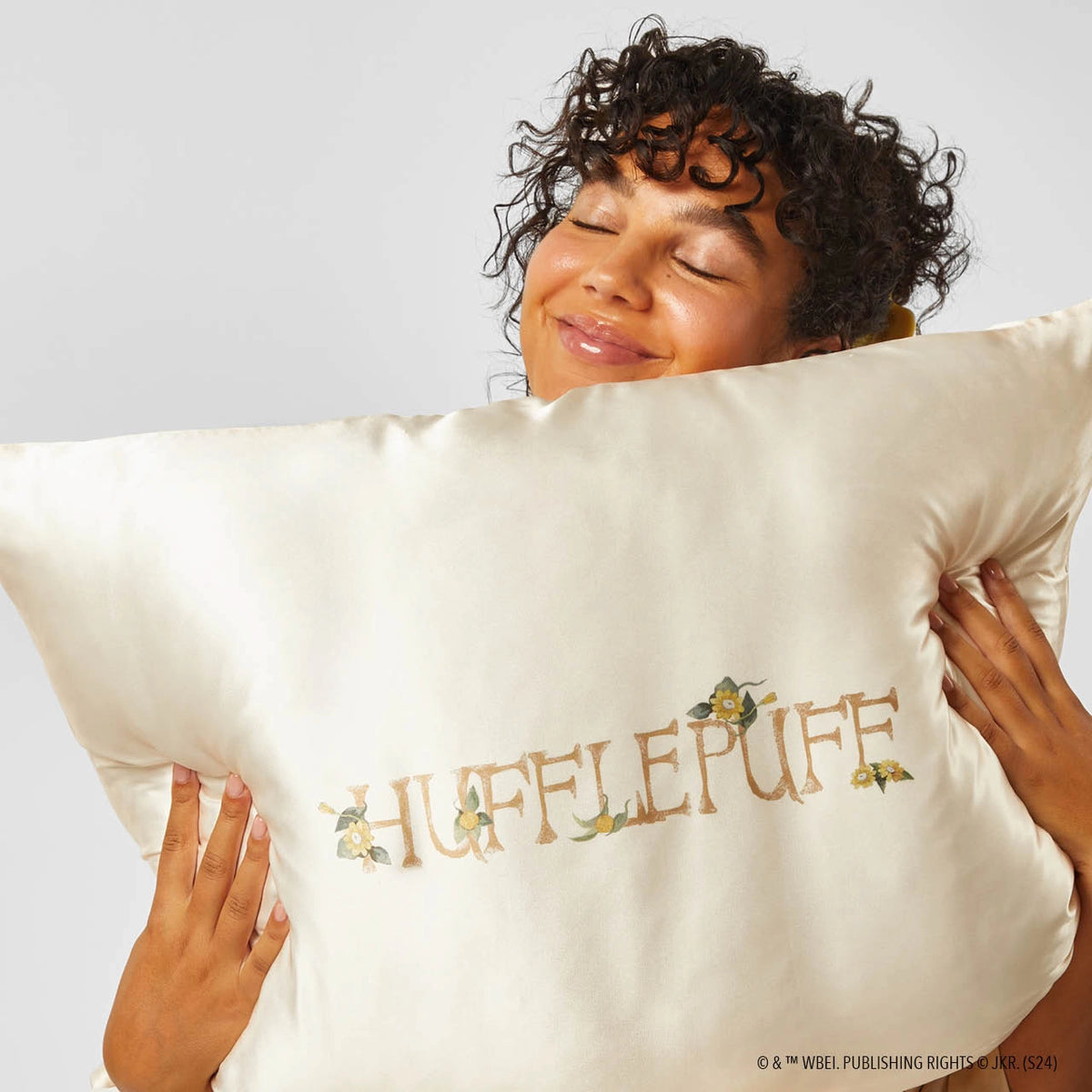 Harry Potter X Kitsch Satin Pillowcase Standard - Hufflepuff