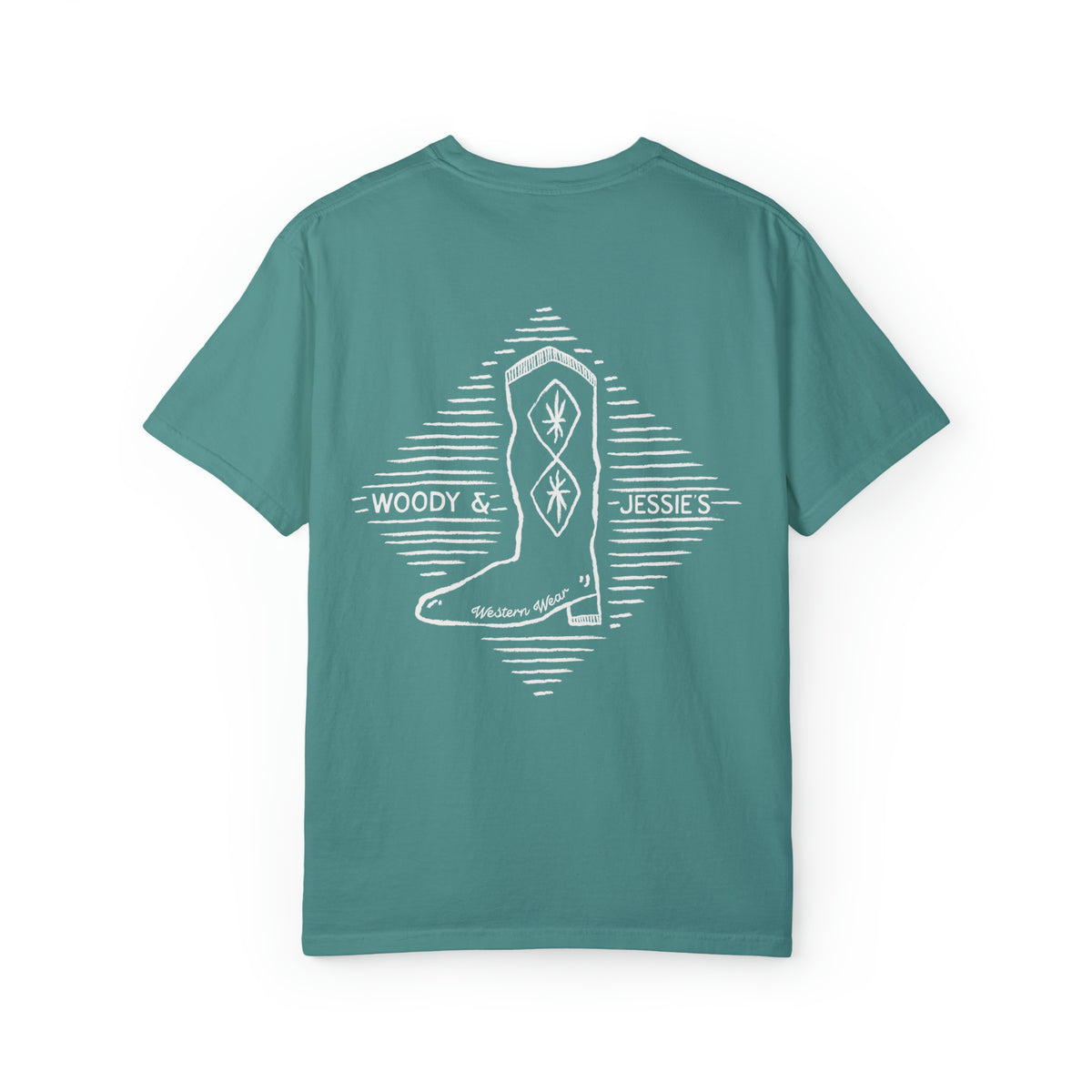 Woody & Jessie's Western Wear Comfort Colors Unisex Garment-Dyed T-shirt