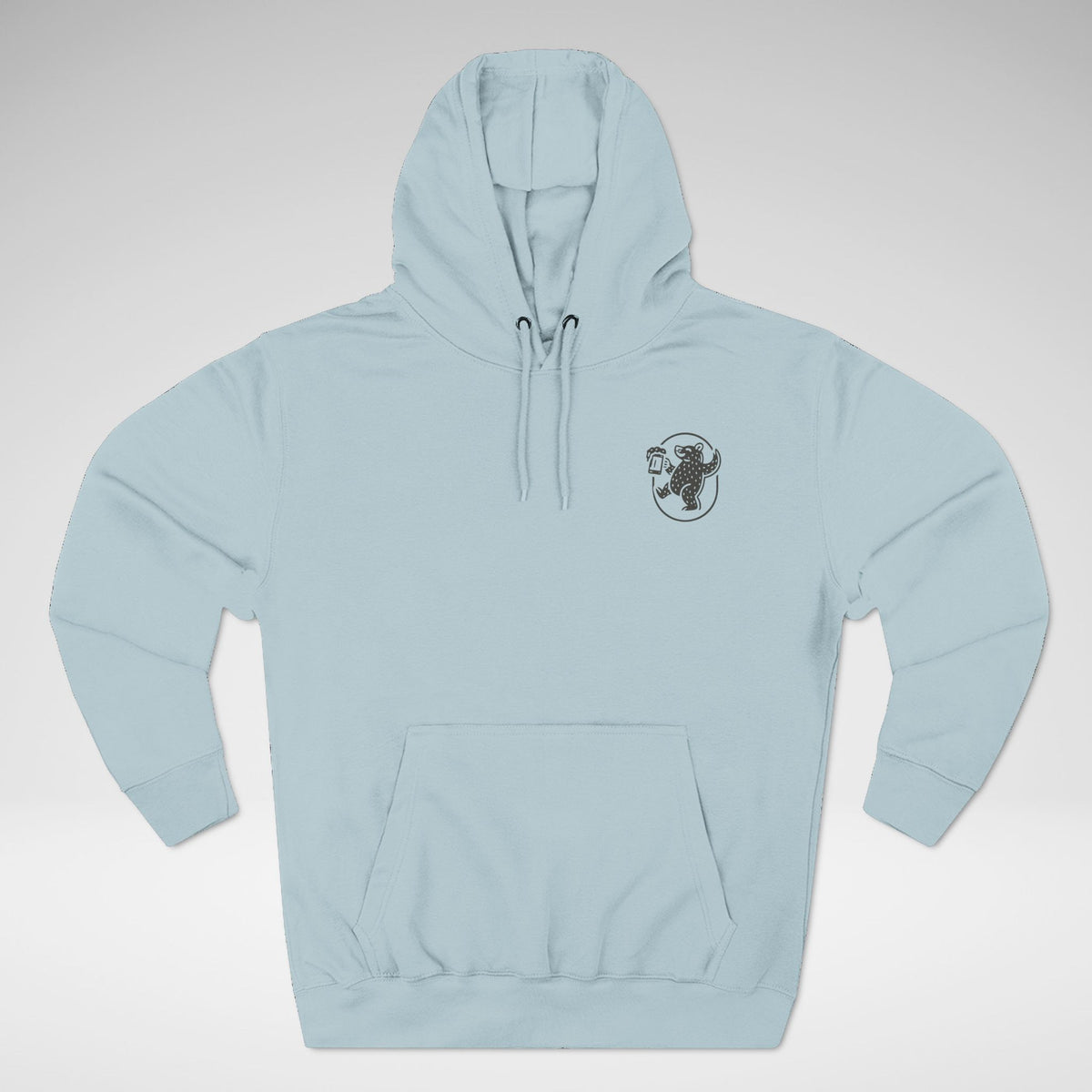 Country Bear Brown Ale Lane Seven Fleece Hoodie