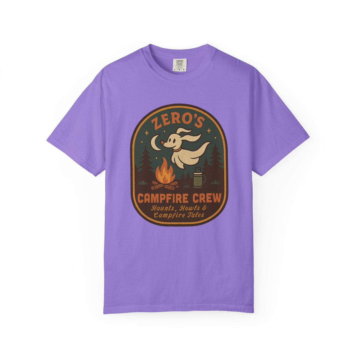 Zero's Campfire Crew Comfort Colors Unisex Garment-Dyed T-shirt