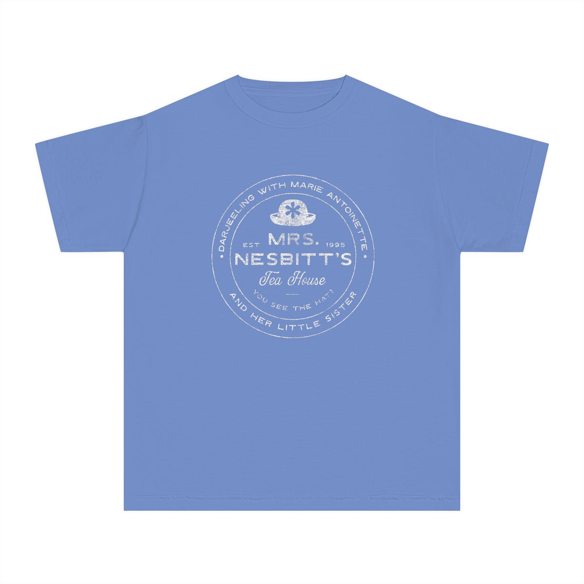 Mrs. Nesbitt’s Tea House Comfort Colors Youth Midweight Tee