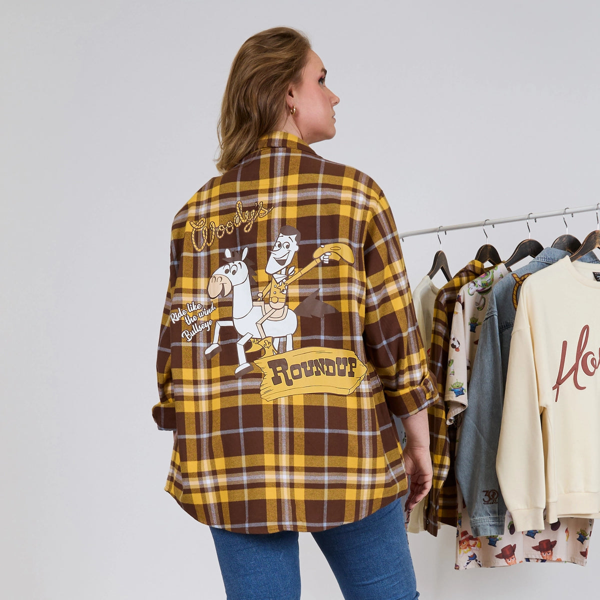 Toy Story Woody's Round Up Flannel