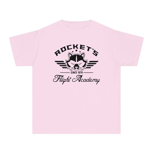 Rocket's Flight Academy Comfort Colors Youth Midweight Tee