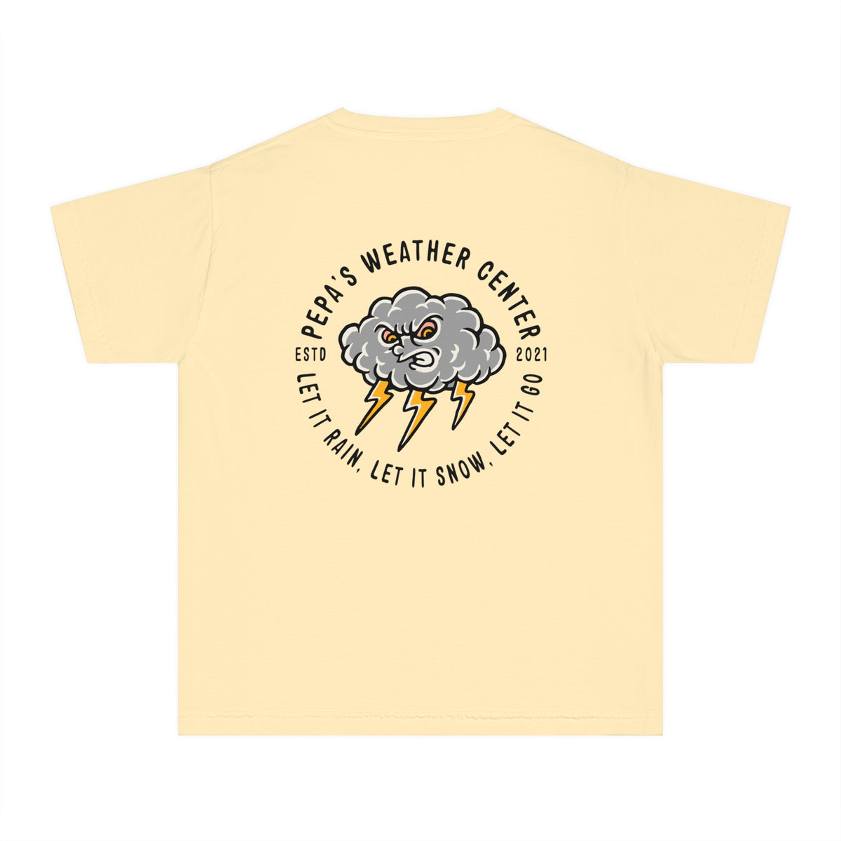 Pepa's Weather Center Comfort Colors Youth Midweight Tee
