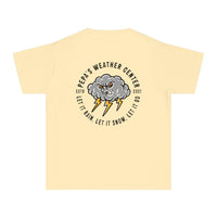 Pepa's Weather Center Comfort Colors Youth Midweight Tee