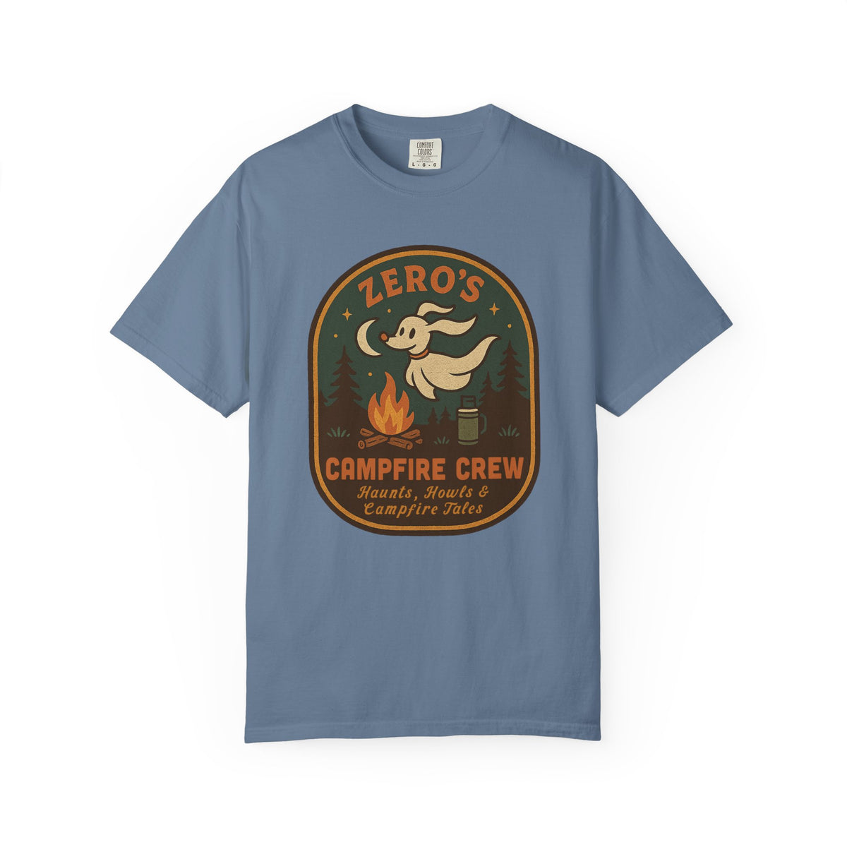 Zero's Campfire Crew Comfort Colors Unisex Garment-Dyed T-shirt
