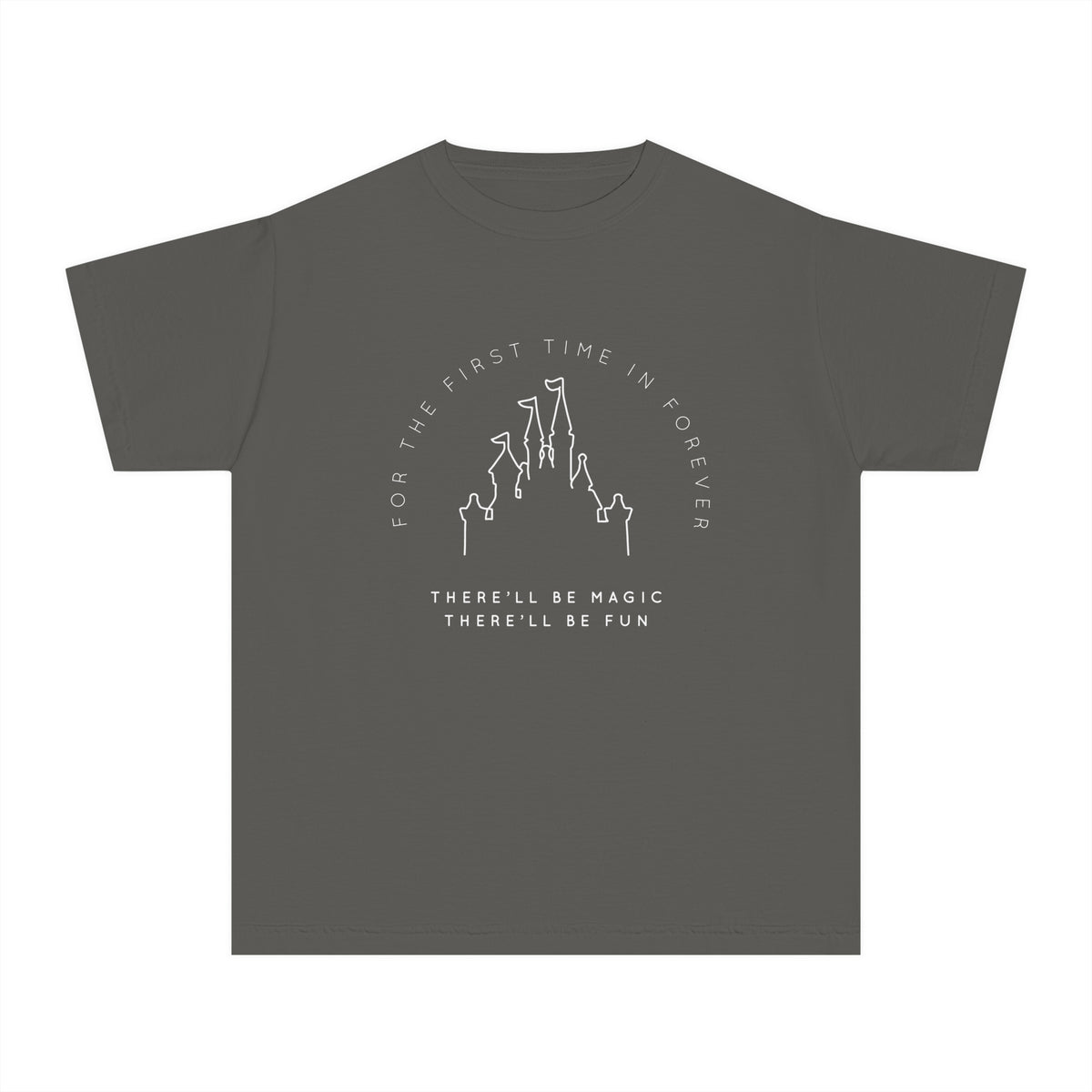 For The First Time In Forever Comfort Colors Youth Midweight Tee