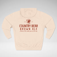 Country Bear Brown Ale Lane Seven Fleece Hoodie