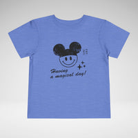 Having A Magical Day Toddler Bella Canvas Short Sleeve Tee