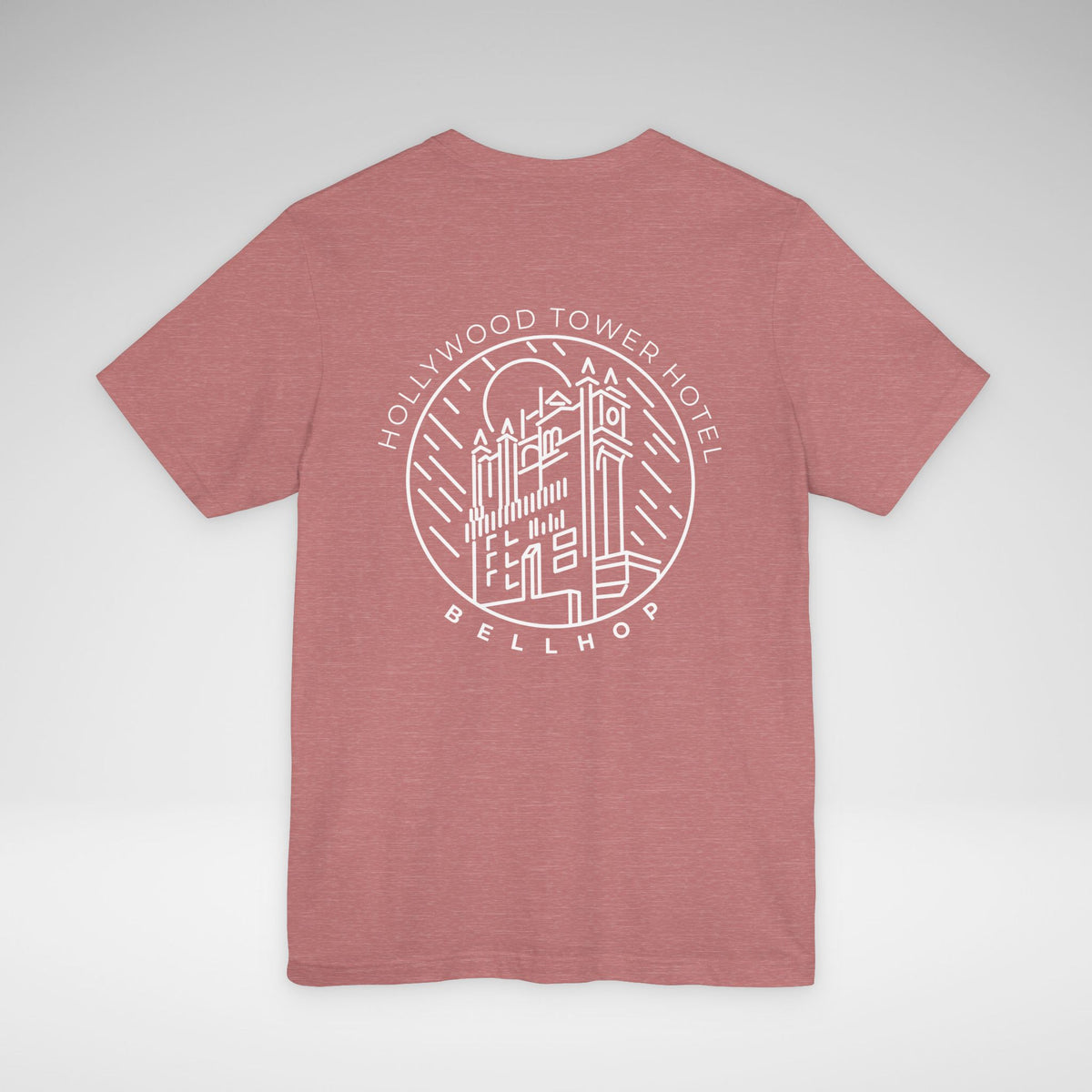 Hollywood Tower Hotel Bellhop Bella Canvas Unisex Jersey Short Sleeve Tee