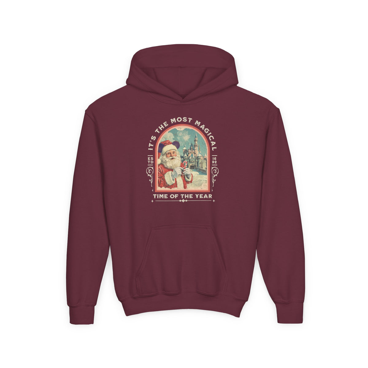 The Most Magical Time of the Year Gildan Youth Heavy Blend Hooded Sweatshirt
