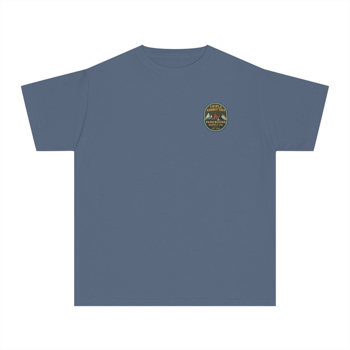 Triple Summit Trek Comfort Colors Youth Midweight Tee