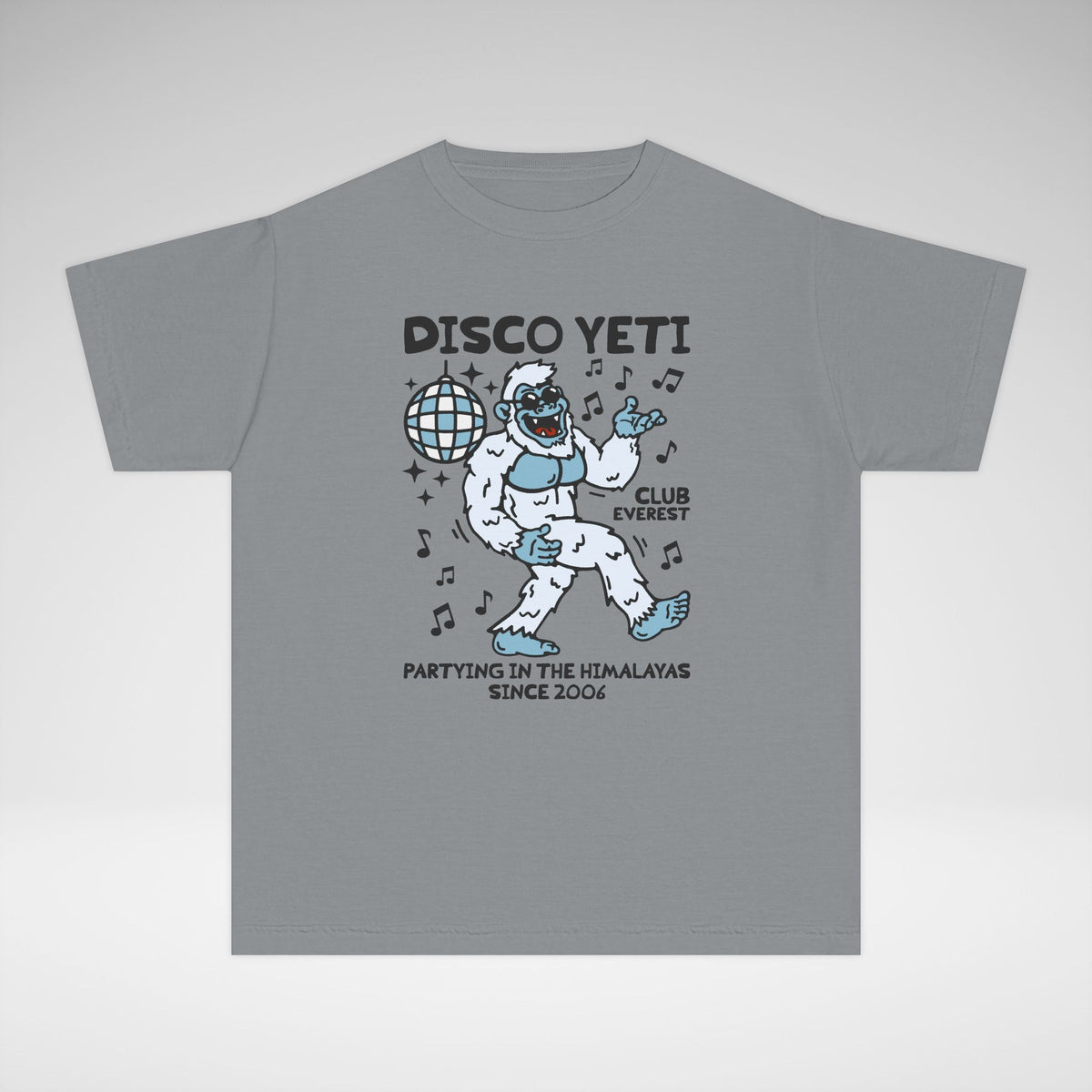 Disco Yeti Comfort Colors Youth Midweight Tee