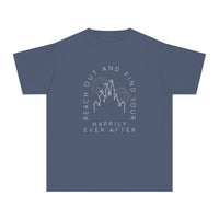 Reach Out And Find Your Happily Ever After Comfort Colors Youth Midweight Tee