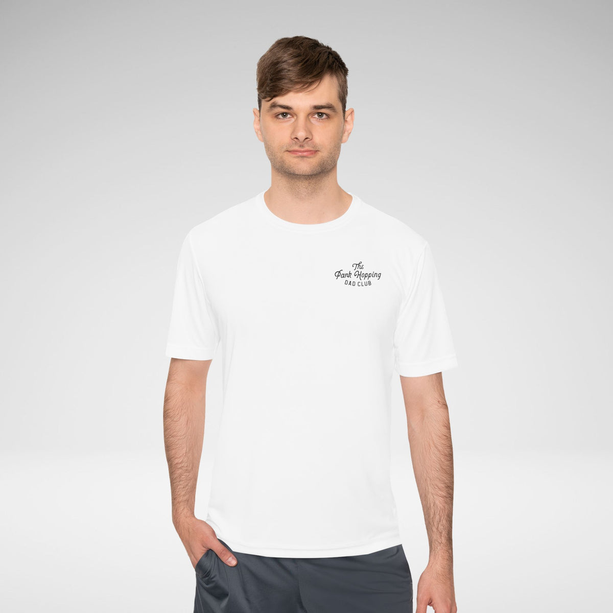 Park Hopping Dad Club Performance Moisture-Wicking Tee