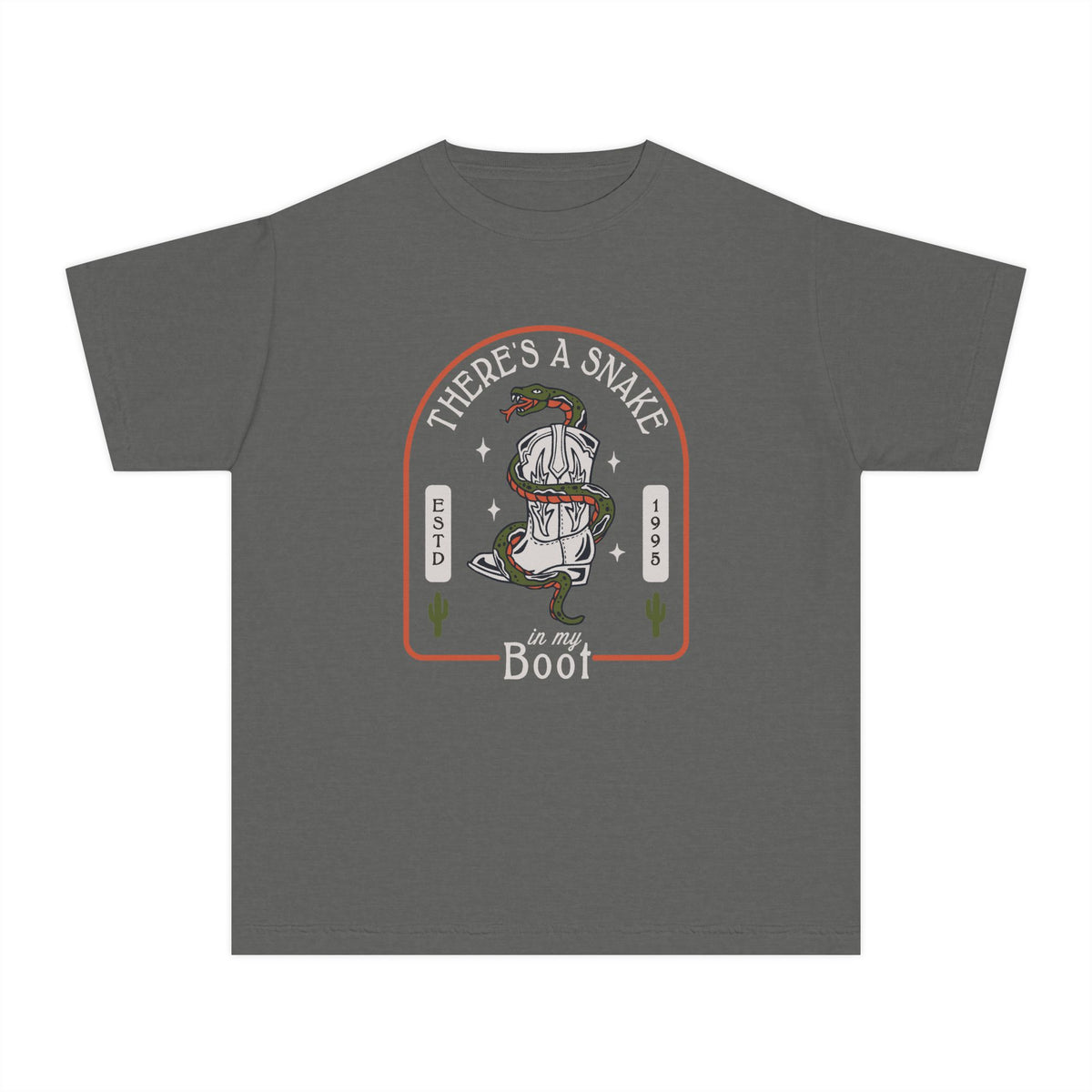 There's A Snake In My Boot Comfort Colors Youth Midweight Tee