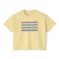 Monorails Comfort Colors Women's Boxy Tee