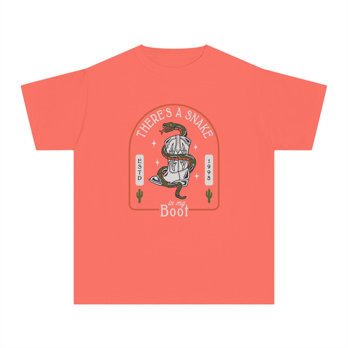 There's A Snake In My Boot Comfort Colors Youth Midweight Tee