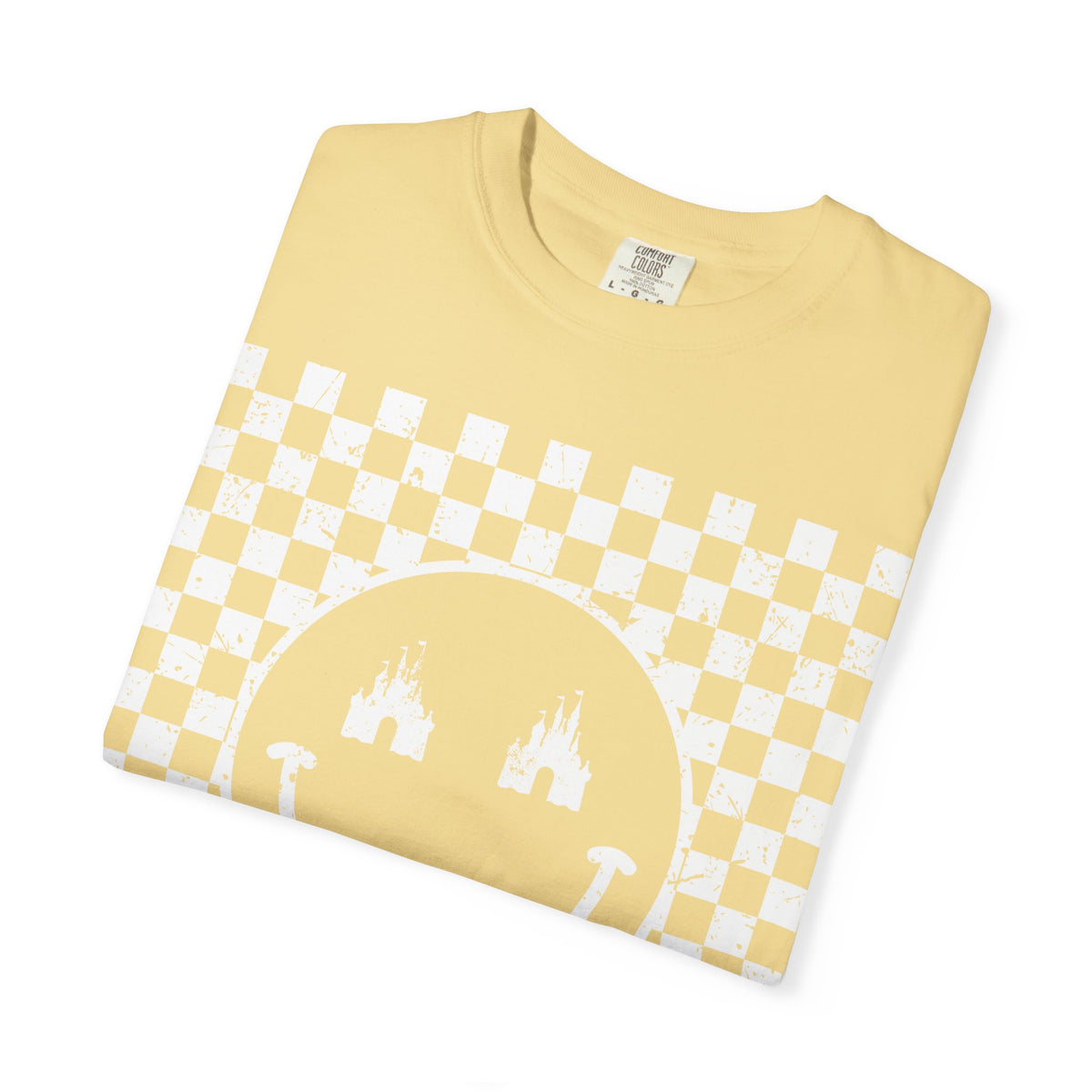 Retro Checkered Best Day Ever Comfort Colors Unisex Garment-Dyed T-shirt